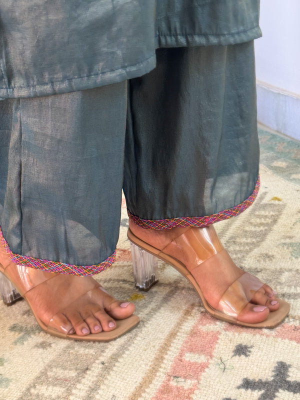 IMD - Paavai Teal Blue Kurti Set