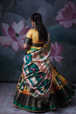 Yellow Banarasi Anarkali Dress with Dupatta