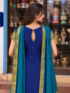 Rudhra Blue Chettinad Kurti Set ( Set of 2 )