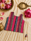 Aarika Ivory with Multicolor Lehenga Mini