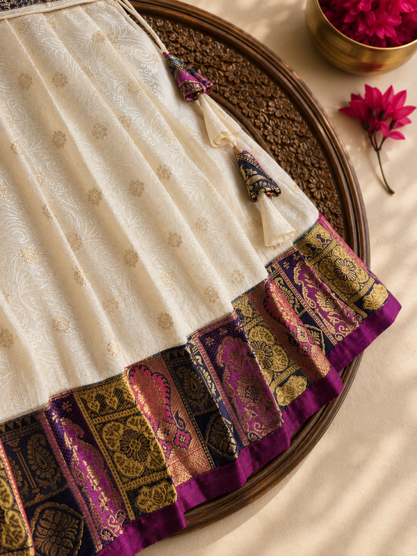 Surabhi Ivory with Multicolor Lehenga Mini