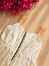 Nadhi Ivory with Orange Frock Mini