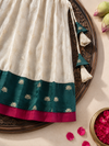 Madhavi Ivory with Green Lehenga Mini