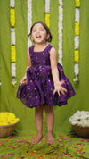Gayathri Purple Frock Mini