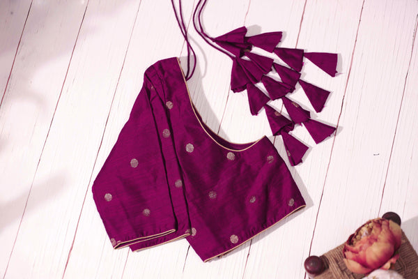 Blouse- Saatvika Magenta