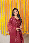 Yashodha Maroon (only Top)