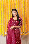 Yashodha Maroon (only Top)