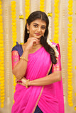 Sadana Blue with Pink Halfsaree