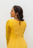 Amara Yellow georgette dress