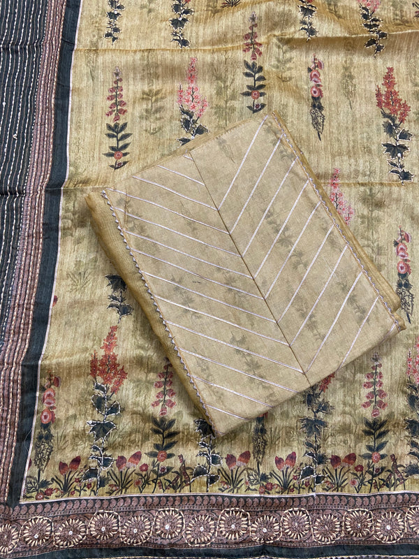 Chanderi Suit #yellow