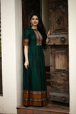 dark green narayanpet Cotton dress