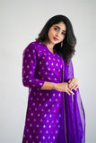 Step out in style with our exclusive collection of purple kurtis, designer kurtas and traditional close-neck kurtis in raw silk. Shop ethnic designer kurtis online and perfect your festive look.