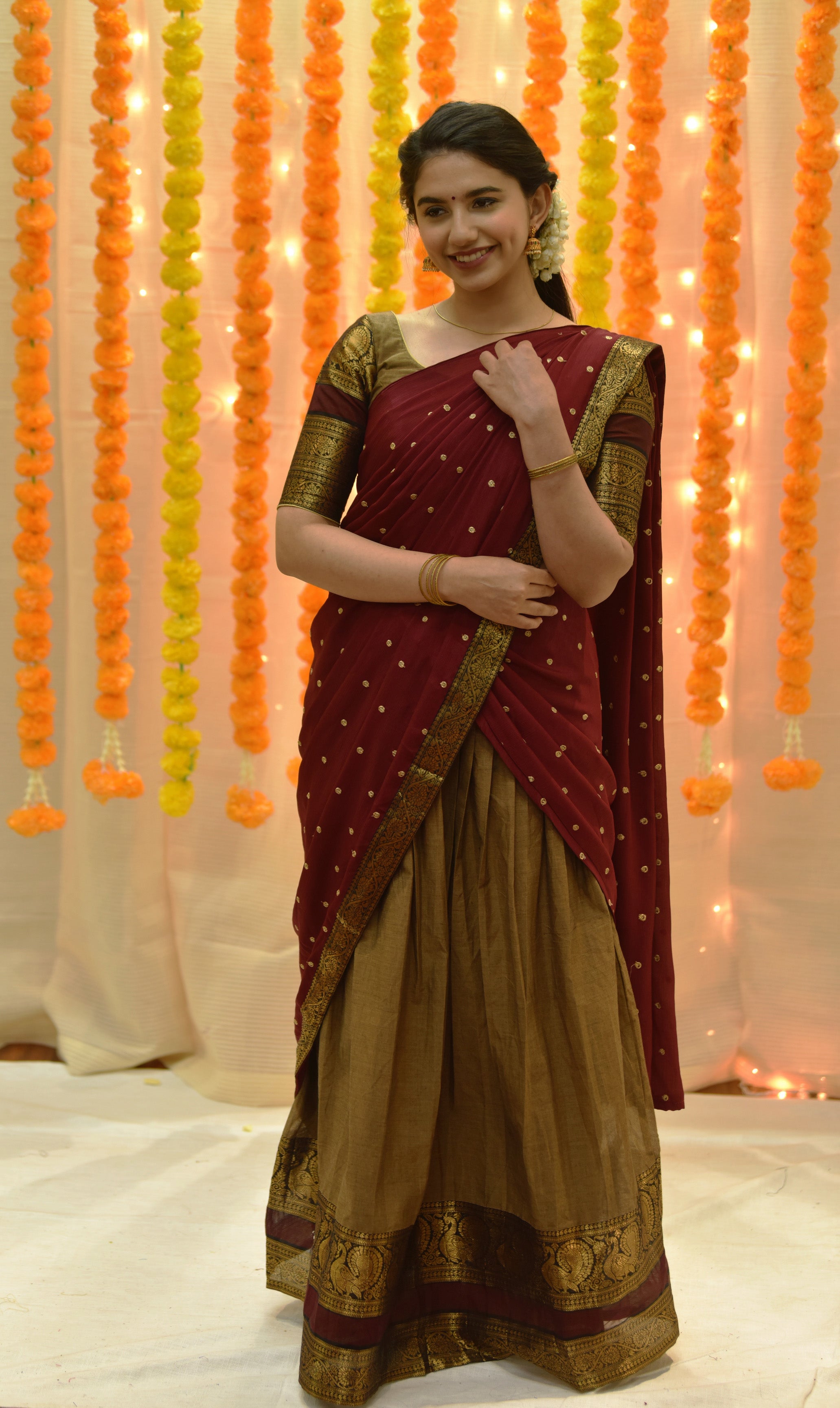 Traditional Half Sarees for Every Occasion